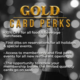 THE GOLD CARD